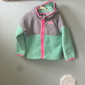 Girls north face jacket size 18-24 month